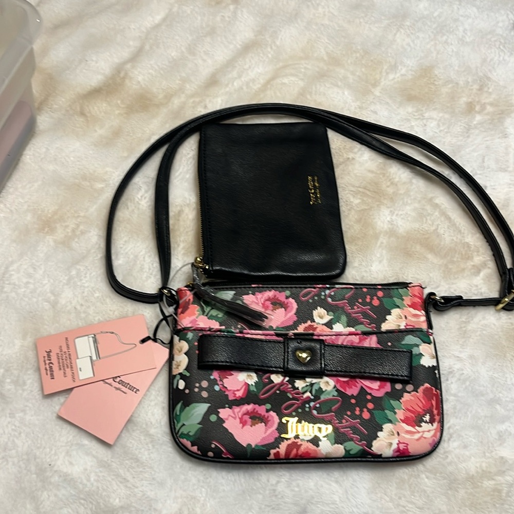 Juicy Couture - Peek a bow crossbody (Pick ur Petal Black)